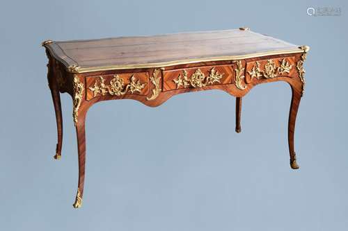 An extremely fine French Louis XV style gilt bronze chinoise...