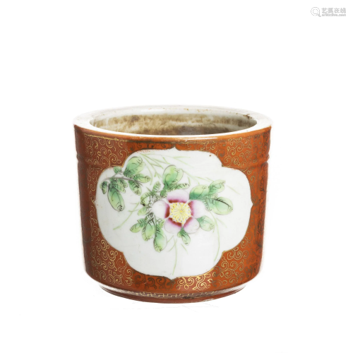 Chinese porcelain flower pot, Minguo