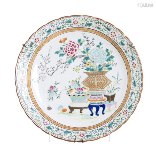 Large Japanese Porcelain Plate