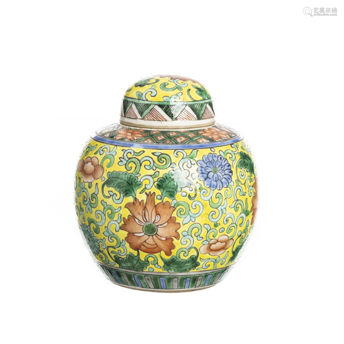 Chinese porcelain pot, Guangxu