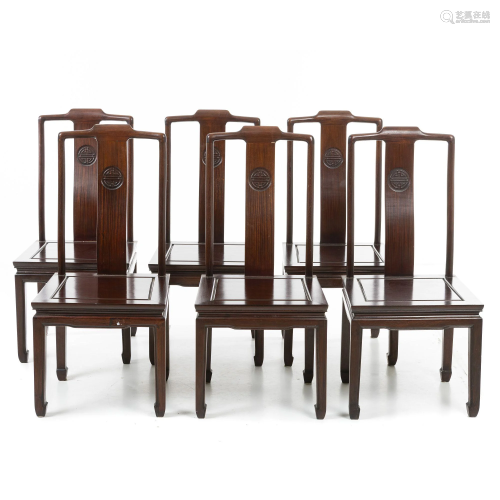 Six Chinese chairs