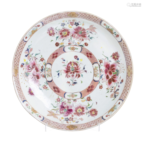 Large Chinese Porcelain Plate, Qianlong