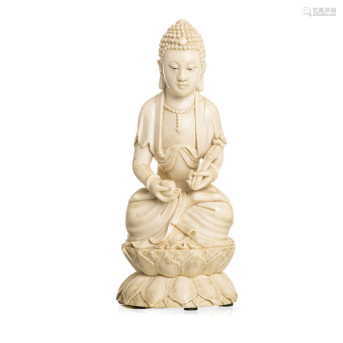 Chinse Ivory Buddha, Minguo