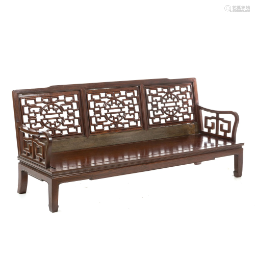 Settee with two armchairs, Chinese