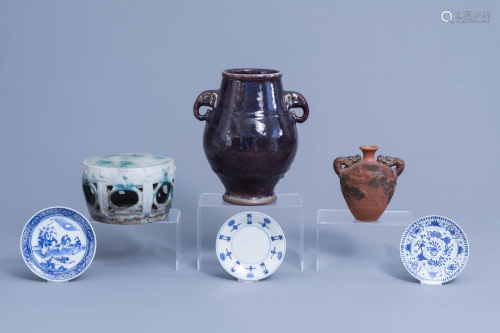 A varied collection of Chinese and Japanese ceramics,