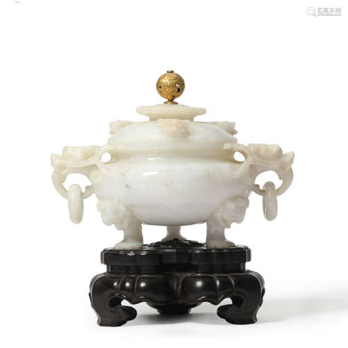 A Hindustan-Style Tripod Incense Burner