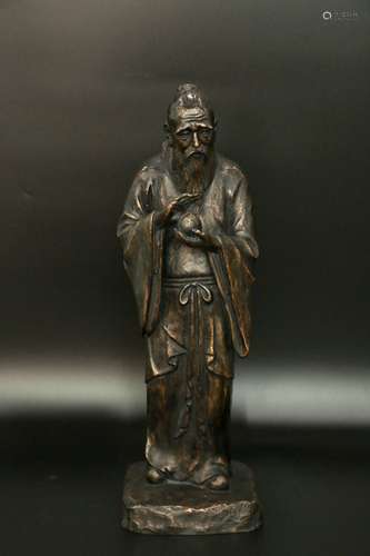 Chinese bronze figure statue