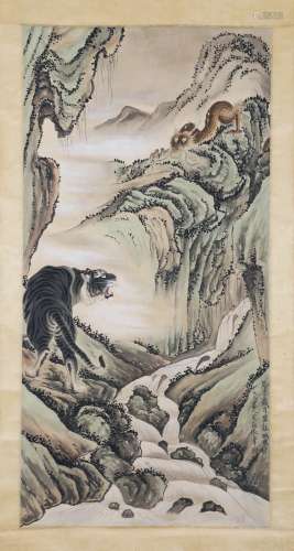 Chinese zhang shanzi's painting