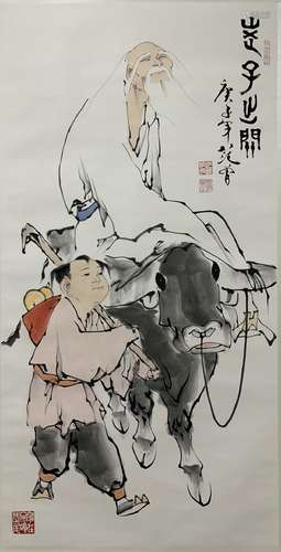 Chinese fan zeng's painting