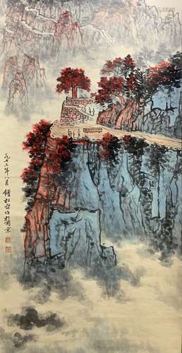 Chinese qian songyan's painting