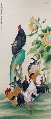 chinese liu kuiling's painting