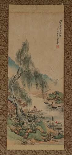 Chinese zhang daqian's painting