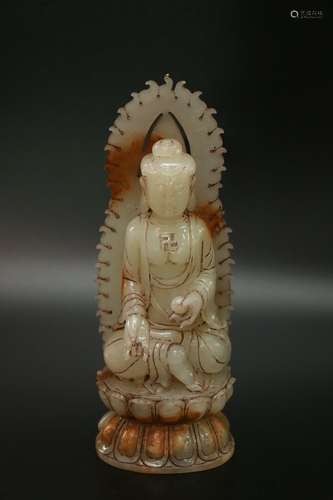 chinese hetian jade guanyin