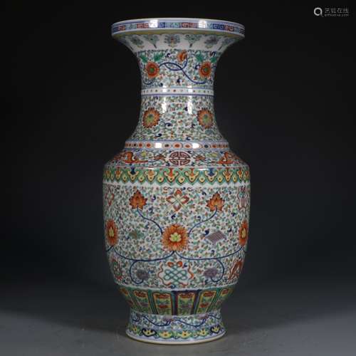 chinese blue and white doucai porcelain vase