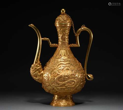 chinese gold pot ( with 80% of gold)