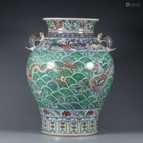 chinese doucai porcelain pot