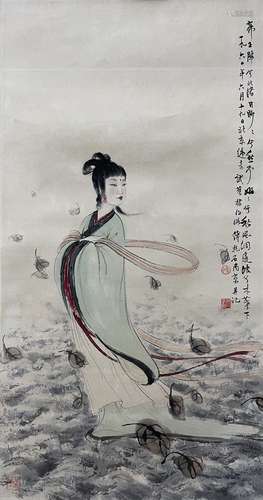 Chinese fu baoshi's painting