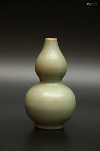 chinese ru kiln porcelain double gourd vase