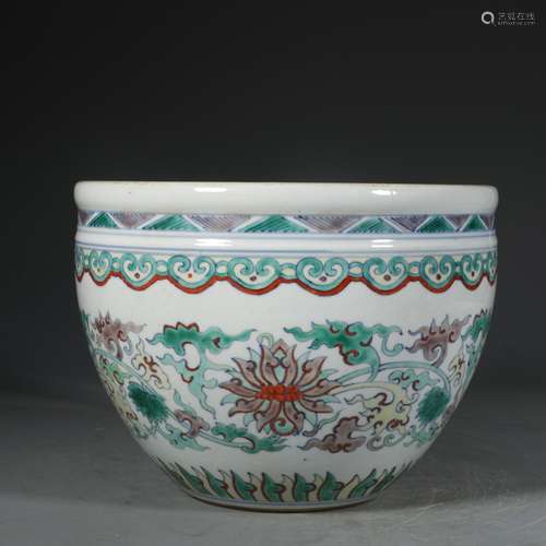 chinese doucai porcelain jar