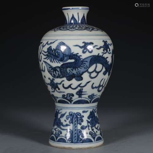 chinese blue and white porcelain meiping