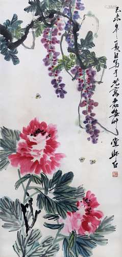 Chinese lou shibai's painting