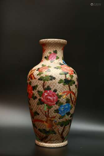 chinese filigree vase