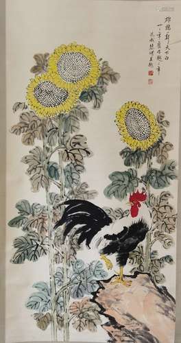 Chinese xu beihong's painting