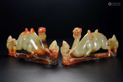 chinese hetian jade carving