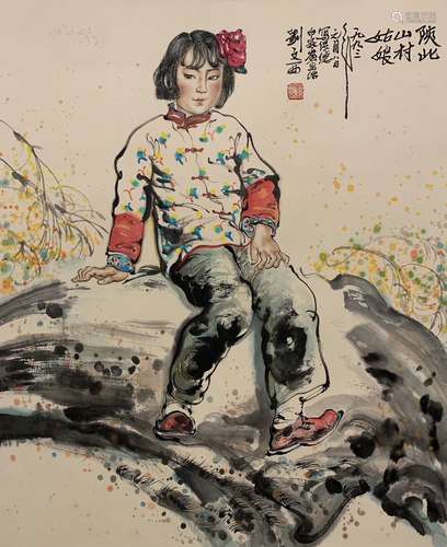 Chinese liu wenxi's painting