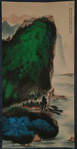 Chinese zhang daqian's painting