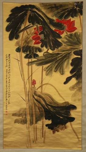 Chinese zhang daqian's painting