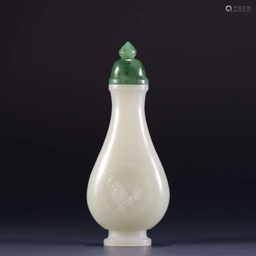 chinese hetian jade vase