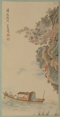 Chinese Pu Ru's painting