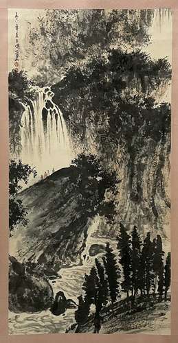 Chinese fu baoshi's painting