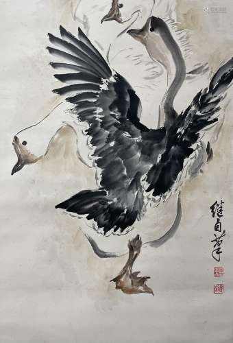 Chinese liu jiyou's painting