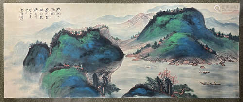 Chinese zhang daqian's painting