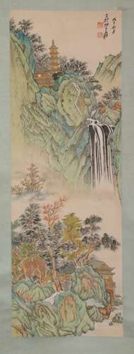 Chinese zhang daqian's painting