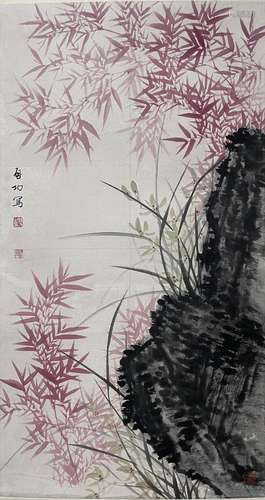 Chinese qi gong's painting