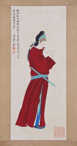 Chinese zhang daqian's painting