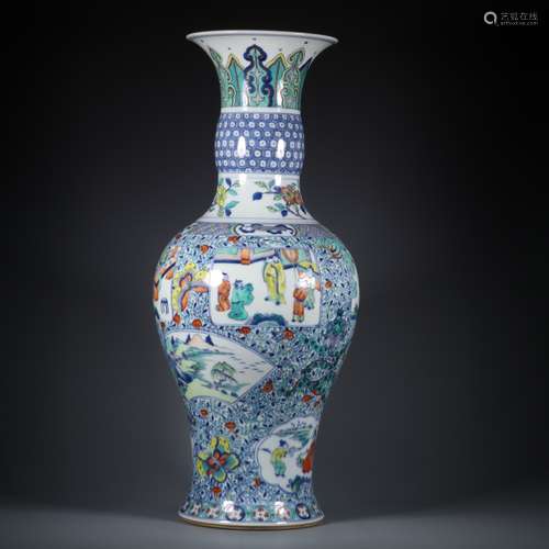 chinese doucai porcelain vase