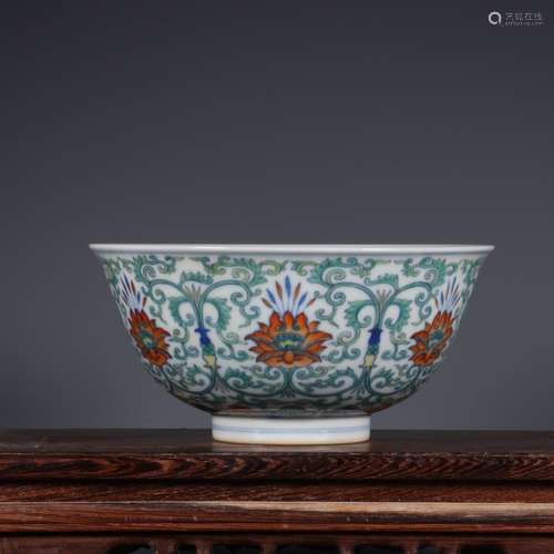 chinese doucai porcelain bowl