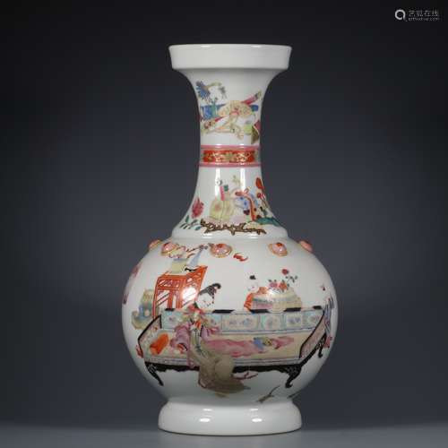 chinese famille rose porcelain vase