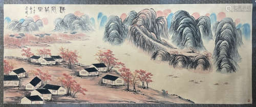 Chinese qi baishi's painting