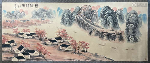 Chinese qi baishi's painting