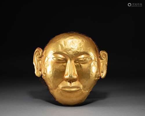 chinese gold face mask