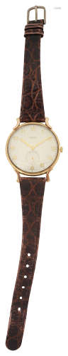 A 9ct gold J. W. Benson Gentleman's wristwatch