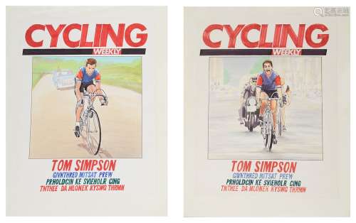Two original illustrated cover designs for the July 9 1987 i...