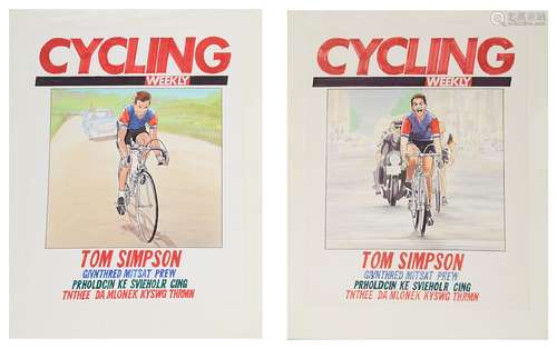 Two original illustrated cover designs for the July 9 1987 i...