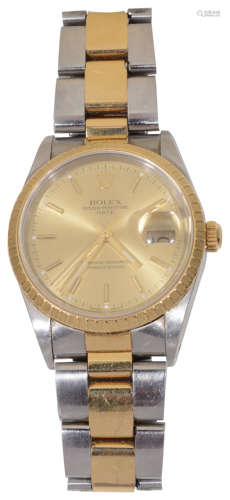 A Gentleman's Rolex Oyster Perpetual Date wristwatch