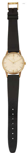 A 9ct gold Cyma Cymaflex Gentleman's wristwatch,
